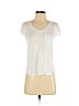 H&M 100% Viscose White Short Sleeve T-Shirt Size XS - photo 1