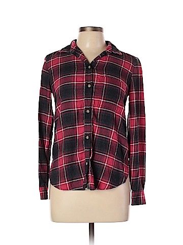 American Eagle Outfitters Long Sleeve Button-Down Shirt (view 1)