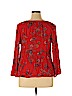 Old Navy 100% Rayon Red Long Sleeve Top Size XXL - photo 2