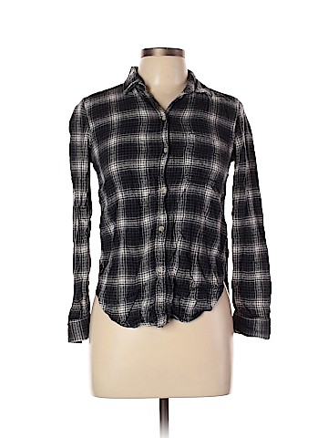 American Eagle Outfitters Long Sleeve Button-Down Shirt (view 1)