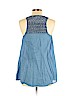 Forever 21 100% Cotton Blue Sleeveless Top Size 10 - photo 2