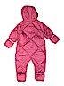 REI 100% Recycled Polyester Solid Pink One Piece Snowsuit 12-18 MO / 18 MO - photo 2