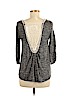 No Boundaries Gray 3/4 Sleeve Top Size M - photo 2
