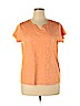 Coldwater Creek Orange Short Sleeve Top Size 1X - photo 1