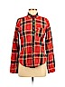 Hollister 100% Cotton Orange Long Sleeve Button-Down Shirt Size M - photo 1