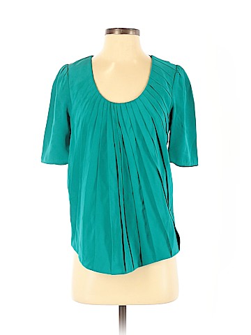 Madison Marcus Short Sleeve Silk Top (view 1)