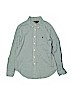 Ralph Lauren 100% Cotton Blue Long Sleeve Button-Down Shirt Size 10 - 12 - photo 1