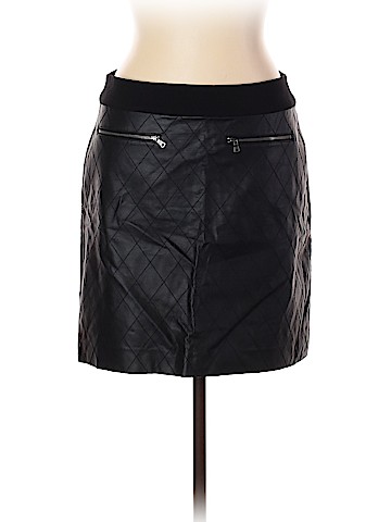 Ann Taylor Faux Leather Skirt (view 1)