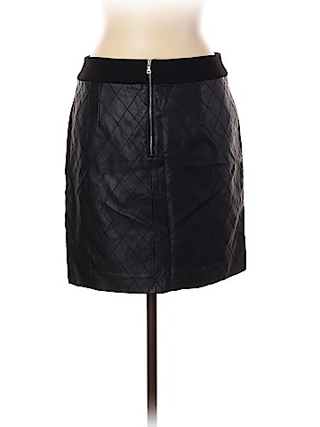 Ann Taylor Faux Leather Skirt (view 2)