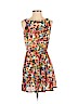 Topshop 100% Polyester Ivory Casual Dress Size 4 - photo 1