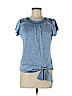 Bleeker & McDougal Blue Short Sleeve Top Size M (petite) - photo 1