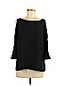 Mossimo 100% Polyester Black 3/4 Sleeve Blouse Size M - photo 1