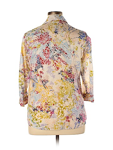 Coldwater Creek 3/4 Sleeve Button-Down Shirt (view 2)