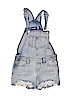 Old Navy 100% Cotton Blue Overall Shorts Size 8 - photo 1