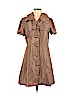 Vertigo Paris 100% Silk Tan Casual Dress Size L - photo 1
