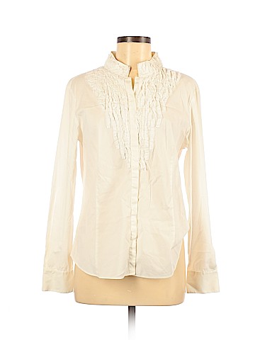 Lafayette 148 New York Long Sleeve Button-Down Shirt (view 1)