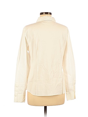 Lafayette 148 New York Long Sleeve Button-Down Shirt (view 2)