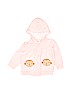 Carter's 100% Cotton Graphic Pink Zip Up Hoodie 3-6 MO / 6 MO - photo 1