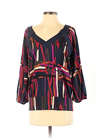 Diane von Furstenberg 3/4 Sleeve Silk Top (view 1)
