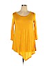 Frumos Yellow 3/4 Sleeve Top Size XL - photo 1