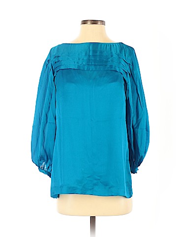 Diane von Furstenberg 3/4 Sleeve Silk Top (view 1)