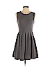 Forever 21 Gray Casual Dress Size S - photo 1