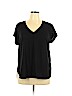 Ann Taylor LOFT Black Short Sleeve T-Shirt Size XL - photo 1
