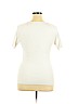 Ann Taylor White Short Sleeve Top Size XL - photo 2