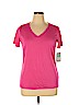 Nike 100% Polyester Pink Active T-Shirt Size XL - photo 1