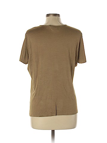 Lauren by Ralph Lauren Short Sleeve Silk Top (view 2)