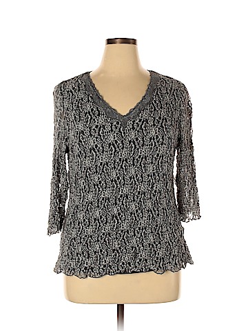 Coldwater Creek 3/4 Sleeve Top (view 1)