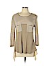 Alberto Makali Tan 3/4 Sleeve Top Size L - photo 1