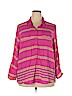 Old Navy 100% Rayon Pink Long Sleeve Blouse Size XXL - photo 1