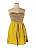 Xhilaration 100% Rayon Yellow Casual Dress Size XL - photo 1