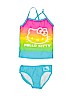 Hello Kitty Blue Two Piece Swimsuit Size 6 - 6X - photo 1