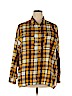 Old Navy 100% Cotton Yellow Long Sleeve Button-Down Shirt Size XXL - photo 1