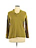 Coldwater Creek Green Long Sleeve Top Size XL - photo 1