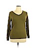 Coldwater Creek Green Long Sleeve Top Size XL - photo 1