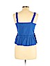 Derek Heart 100% Cotton Blue Sleeveless Blouse Size L - photo 2