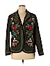 Cj Banks 100% Cotton Green Jacket Size 0X - photo 1