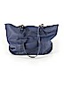 Halogen 100% Leather Blue Leather Tote One size - photo 1