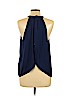 Forever 21 100% Polyester Blue Sleeveless Top Size L - photo 2