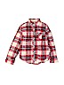 Cat & Jack 100% Cotton Red Long Sleeve Button-Down Shirt Size 6 - photo 1