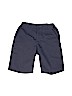 Cat & Jack 100% Polyester Solid Blue Khaki Shorts Size 12 - photo 1