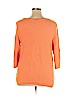 Cj Banks Orange Pullover Sweater Size 1X - photo 2