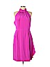 Carmen Marc Valvo 100% Silk Pink Cocktail Dress Size 12 - photo 1
