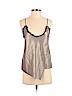 Zara 100% Polyester Tan Sleeveless Top Size S - photo 1
