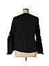 Who What Wear 100% Cotton Black Long Sleeve Blouse Size XL - photo 2