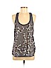 Eyeshadow 100% Polyester Gray Sleeveless Blouse Size M - photo 1