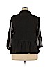 JM Collection 100% Polyester Black 3/4 Sleeve Blouse Size 18 - photo 2